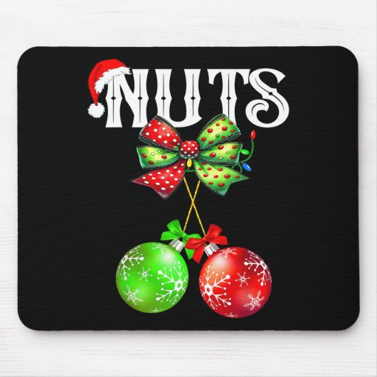 Tapis De Souris Funny Chest Nuts Chestnuts Matching Family Christm (Devant)