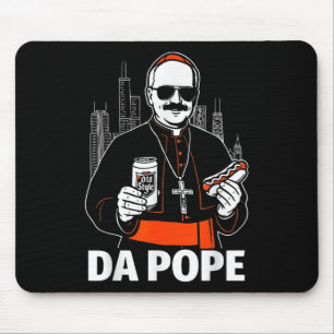 Tapis De Souris Funny Chicago Pope Leo Xiv Graphic