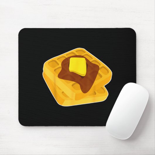 Tapis De Souris Funny Chicken & Waffles Matching Halloween Cos (Avec souris)