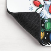 Tapis De Souris Funny Chicken Christmas Tree Lights Santa Hat Xmas (Coin)