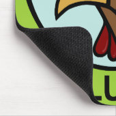 TAPIS DE SOURIS FUNNY CHICKEN MOUSE PAD (Coin)