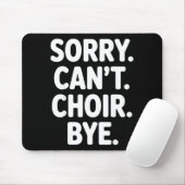 Tapis De Souris Funny Choir Art For Men Women Choir Director Sing  (Avec souris)