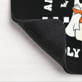 Tapis De Souris Funny Christian Ghost With Bible Retro Catholic Cu (Coin)