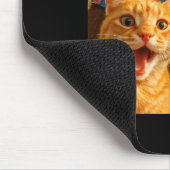 Tapis De Souris Funny Christmas Cat Selfie With Bigfoot & Alie (Coin)