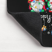 Tapis De Souris Funny Christmas Gnome Hanging With My Gnomies Fami (Coin)