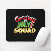 Tapis De Souris Funny Christmas In July Squad Shirt Summer Group S (Avec souris)