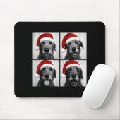 Tapis De Souris Funny Christmas Irish Wolfhound Santa Dog Lover Ph (Avec souris)