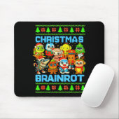Tapis De Souris Funny Christmas Italian Brain Rot Italian Brainrot (Avec souris)