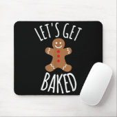 Tapis De Souris Funny Christmas Let's Get Baked Cookie Silly Gift (Avec souris)