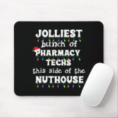 Tapis De Souris Funny Christmas Matching Group Work Pharmacy Techn (Avec souris)