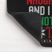 Tapis De Souris Funny Christmas On The Naughty List Ugly Christmas (Coin)