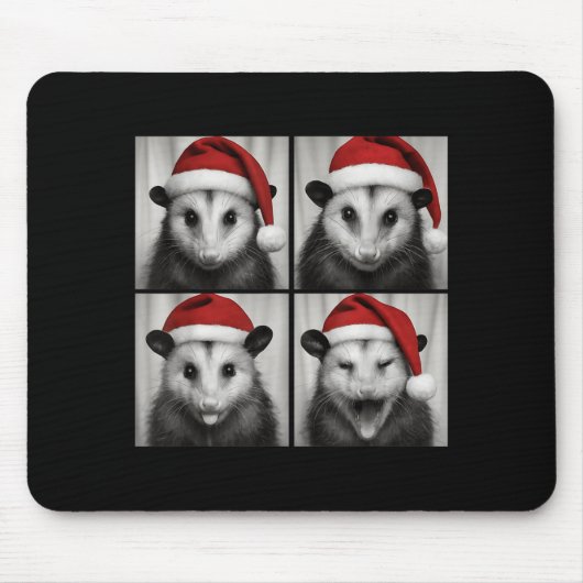 Tapis De Souris Funny Christmas Ossum Santa Photo Booth (Devant)