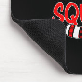 Tapis De Souris Funny Christmas Santa Claus Red Plaid Shirt, Chris (Coin)