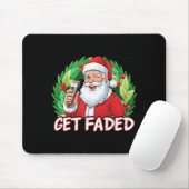 Tapis De Souris Funny Christmas Santa Claus Santa Barber Get Faded (Avec souris)
