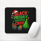 Tapis De Souris Funny Christmas Shopng Crew (Avec souris)