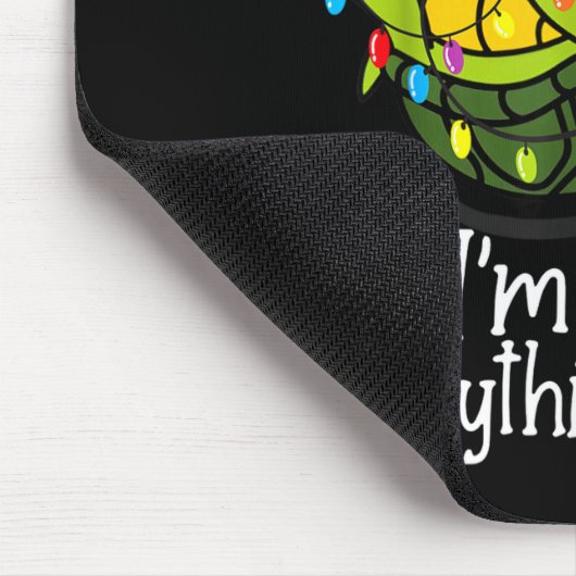 Tapis De Souris Funny Christmas Turtle It's Fine I'm Fine Everythi (Coin)