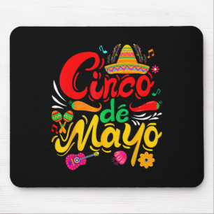 Tapis De Souris Funny Cinco De Mayo Fête Mexicaine 5 De Mayo
