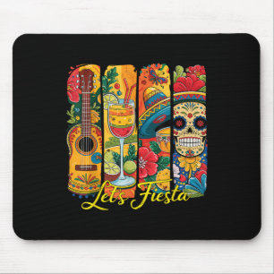 Tapis De Souris Funny Cinco De Mayo Lets Fiesta Sombrero Casquette