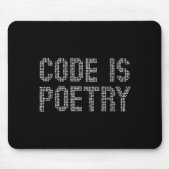 Tapis De Souris Funny Code Is Etry Saying Quote Programer Gift (Devant)