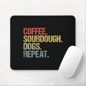 Tapis De Souris Funny Coffee Dogs Sourdough Bread Baking Sourdough (Avec souris)