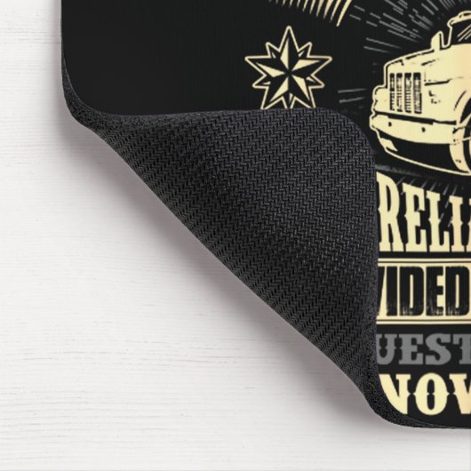 Tapis De Souris Funny Concrete Finisher We Do Presicion Guess Work (Coin)