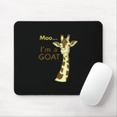 Tapis De Souris Funny Confusing Giraffe Moo I (Avec souris)