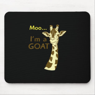 Tapis De Souris Funny Confusing Giraffe Moo I