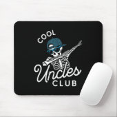 Tapis De Souris Funny Cool Uncles Club Shirt Funny Skeleton Uncle  (Avec souris)