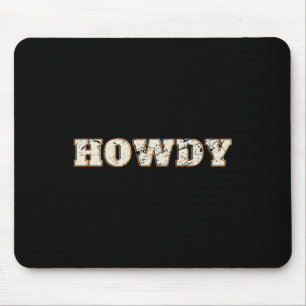 Tapis De Souris Funny Cowboy Casquette Design Retro Horseck Riding