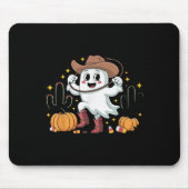 Tapis De Souris Funny Cowboy Halloween Ghost Western Fall For Spoo (Devant)