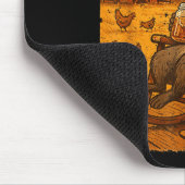 Tapis De Souris Funny Cowboy Raccoon, Y'all Mind If I Do Some Loll (Coin)