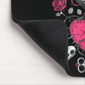 Tapis De Souris Funny Crow F-caw-f Valentines Day Black Bird Fcawf (Coin)