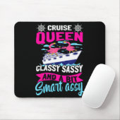 Tapis De Souris Funny Cruising Cruise Queen Cly Sy Smart Y (Avec souris)