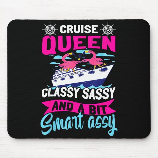 Tapis De Souris Funny Cruising Cruise Queen Cly Sy Smart Y (Devant)