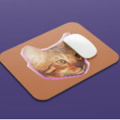 Tapis De Souris Funny Cute Chat Collage Média Mélange