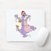 Tapis De Souris Funny Cute Dragon Figment Lights Christmas Santa M (Avec souris)