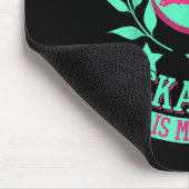 Tapis De Souris Funny Cute Figure Skater For Ice Skating Srt Gift (Coin)