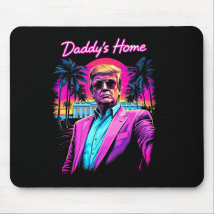 Tapis De Souris Funny Daddys Accueil Maison Blanche Trump Pink 202