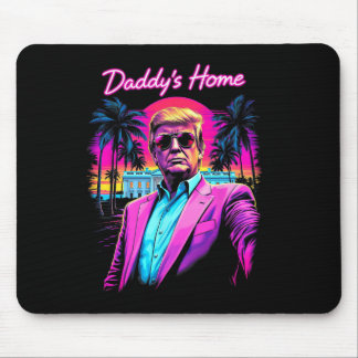 Tapis De Souris Funny Daddys Accueil Maison Blanche Trump Pink 202