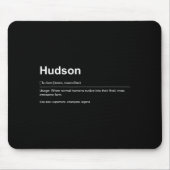 Tapis De Souris Funny Definition Quote For The Name Hudson _ (Devant)