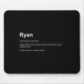 Tapis De Souris Funny Definition Quote For The Name Ryan _  (Devant)