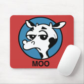 TAPIS DE SOURIS FUNNY DESIGN MOO COW MOUSE PAD (Avec souris)