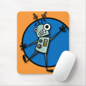 TAPIS DE SOURIS FUNNY DESIGN ROBOT MOUSE PAD (Avec souris)