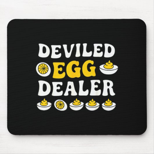 Tapis De Souris Funny Deviled Egg Er Thanksgiving  (Devant)