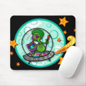TAPIS DE SOURIS FUNNY DISCO ALIEN MOUSE PAD (Avec souris)