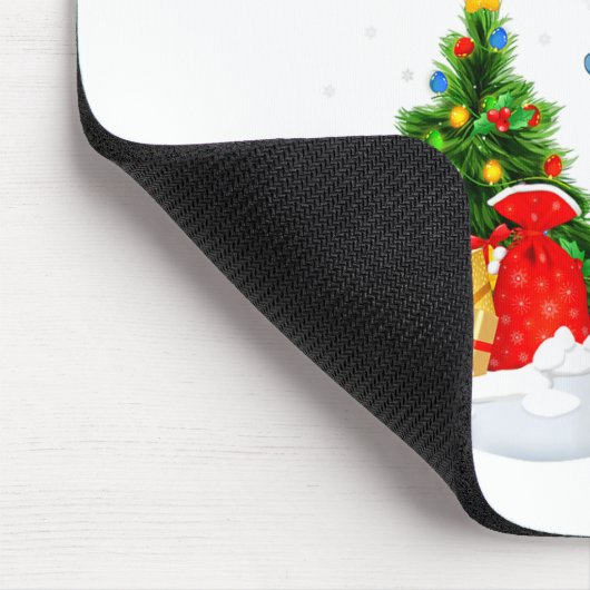 Tapis De Souris Funny Dolphin Fish Lover Xmas Lighting Dolphin Chr (Coin)