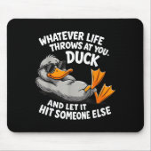 Tapis De Souris Funny Duck Graphic Tees Men Women Teens Funny Quot (Devant)