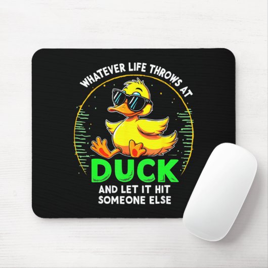 Tapis De Souris Funny Duck Graphic Tees Men Women Teens Funny Quot (Avec souris)