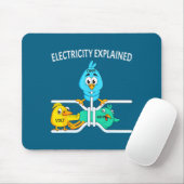 Tapis De Souris Funny Electrician For Men Women Electricity Engine (Avec souris)