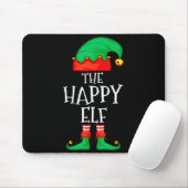 Tapis De Souris Funny Elf Family Christmas The Happy Elf Sweater M (Avec souris)